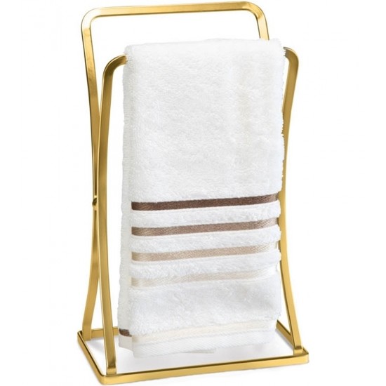 Porta Toalha Para Lavabo 31,5 Cm Altura Linha Dourado Fosco